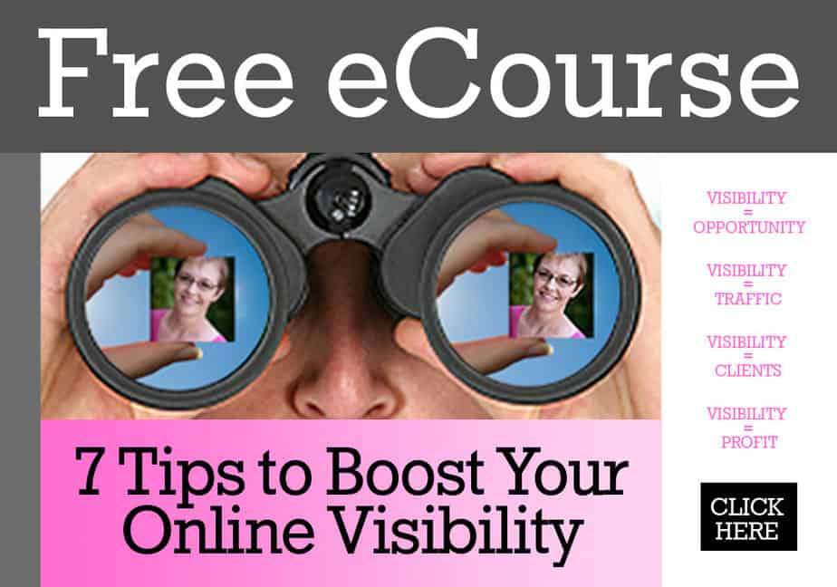 Boost Your Visibility Free eCourse