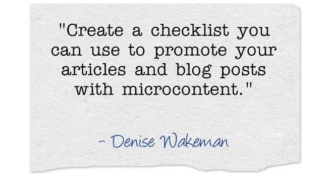 Create an image from a quote or tip in your article.