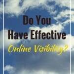 Do you have effective online visibility? Watch the video.