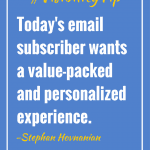 Stephan Hovnanian email marketing tip