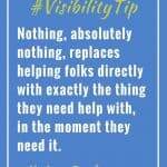 visibility tip - MaAnna Stephenson