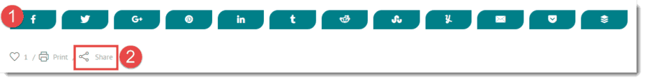 too many social sharing buttons is confusing for your reader. too many social sharing buttons is confusing for your reader.