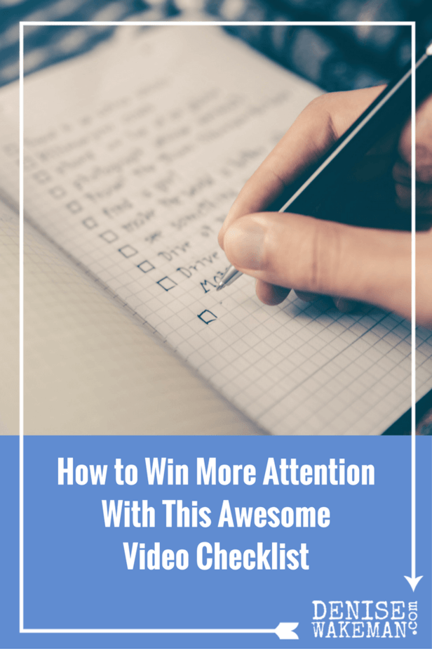 How to Win More Attention with this Awesome Live Video Checklist