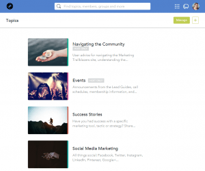 Topics index on Marketing Trailblazers