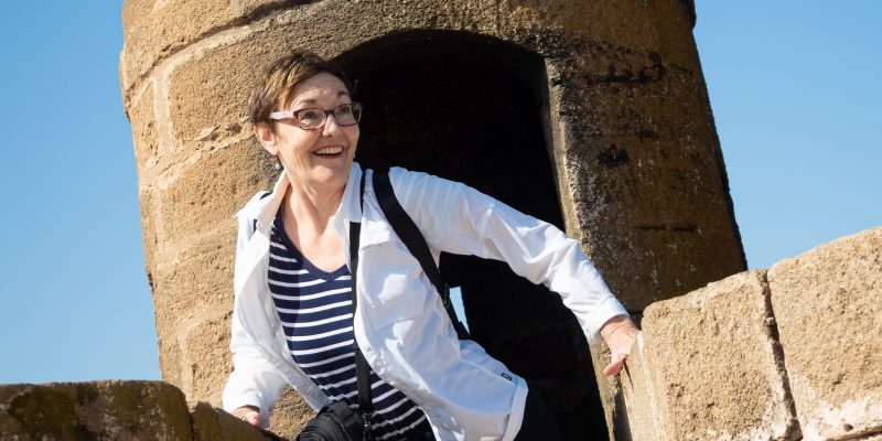 Denise Wakeman in Morroco